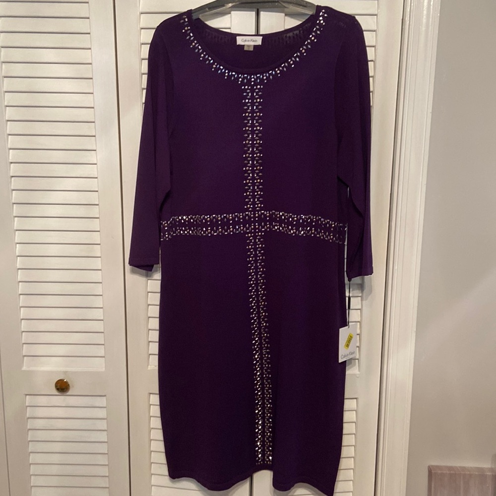 Calvin Klein Stud Dress